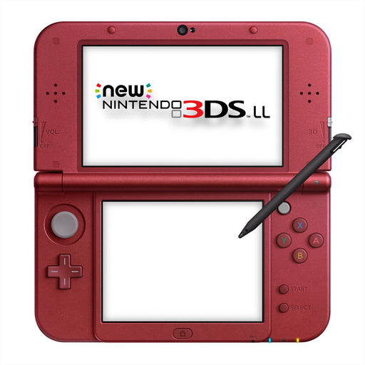 Nintendo 3DS LL Metallic Red Console System [Body & Pen Only] Japan Edition NEW_1