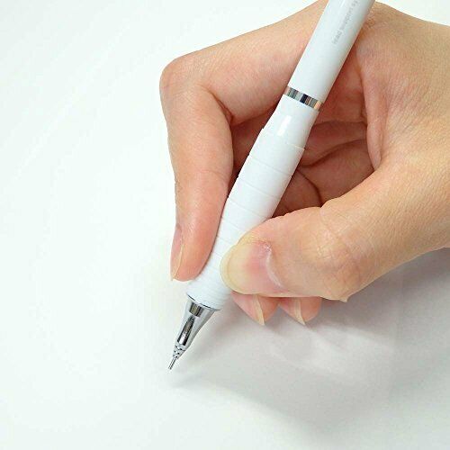 Pentel mechanical pencil Orenzu rubber grip with 0.2mm white XPP602G-W_3