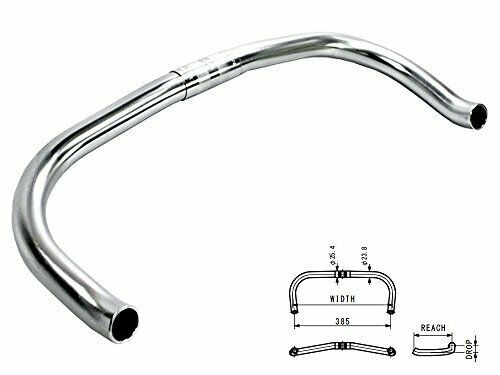 NITTO RB-010 25.4 dia.25.4 SILVER 400 handle bar NEW from Japan_1