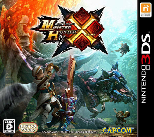 Nintendo 3DS Monster Hunter X Cross (Japanese Ver.) Game Software CTR-P-BXXJ NEW_1