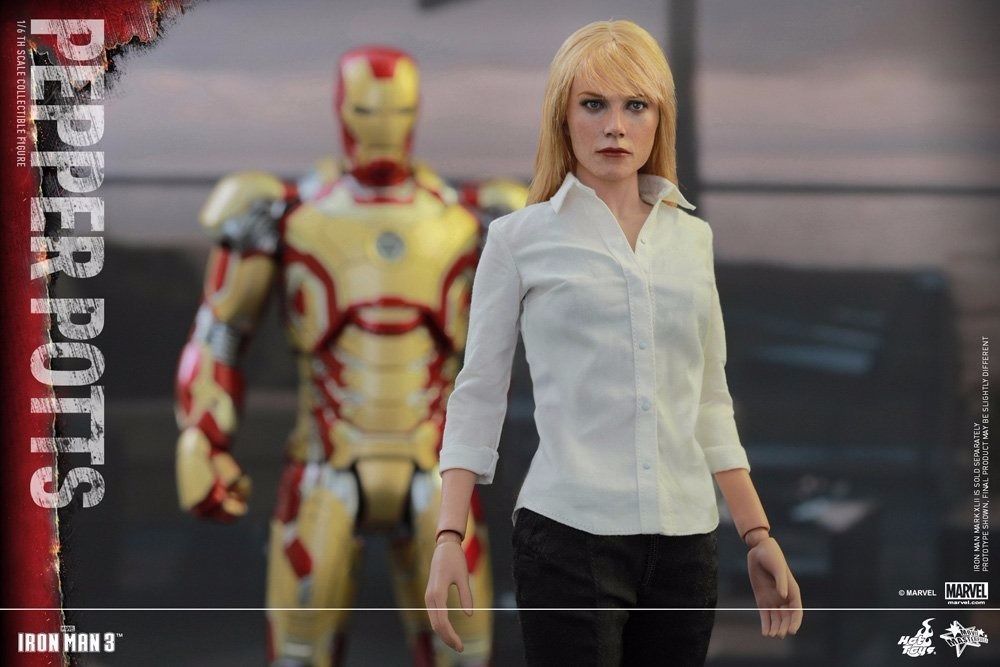 Movie Masterpiece Iron Man 3 PEPPER POTTS 1/6 Action Figure Hot Toys from Japan_4