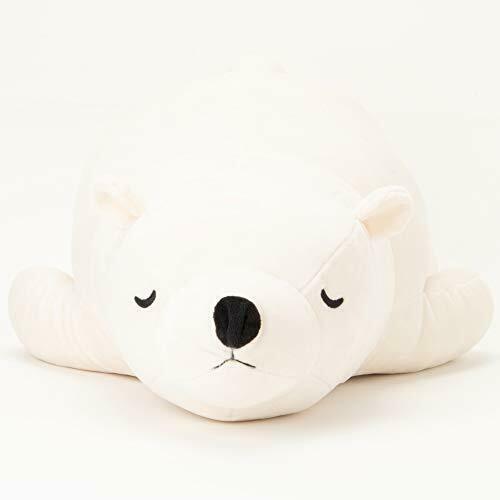 LivHeart Premium Nemu Nemu Animals Hug Body Pillow Polar Bear L White NEW_2