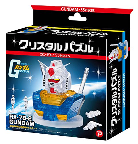 BEVERLY 3D Crystal Puzzle RX-78-2 Gundam 55 pcs NEW from Japan_2