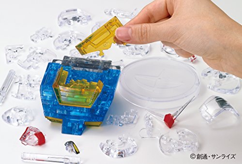 BEVERLY 3D Crystal Puzzle RX-78-2 Gundam 55 pcs NEW from Japan_5