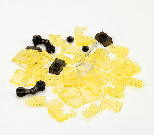 Beverly Crystal 3D Puzzle Robot Clear Yellow 39 Piece 50201 L15xW9.6xH5cm NEW_2