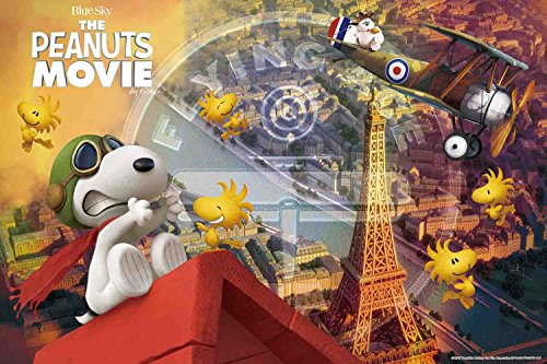 1000 Piece Jigsaw Puzzle Peanuts Flying Ace in Paris (50x75cm) NEW from Japan_1