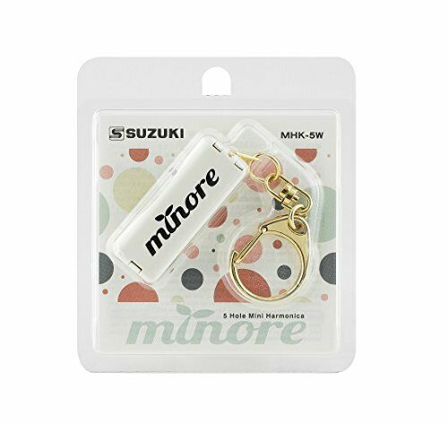 SUZUKI mini harmonica minore 5 hole 10 sound MHK-5W White NEW from Japan_2