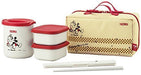 THERMOS Thermal insulation lunch box Disney Mickey red white DBQ - 252DS R - WH_1
