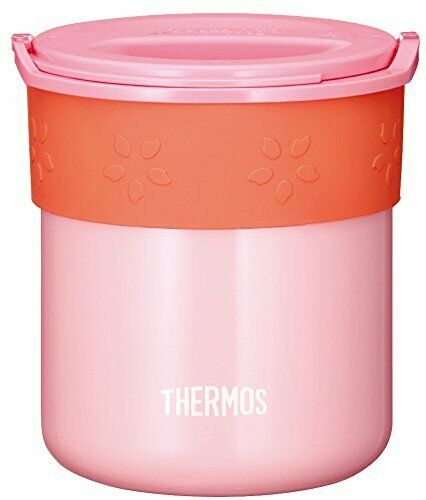 THERMOS JBP-250 CP Thermal Insulated Rice Container Coral Pink NEW from Japan_1