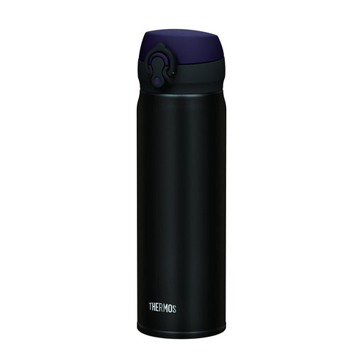 Thermos water bottle vacuum insulation 0.5L all-black JNL-502ALB Stainless Steel_2