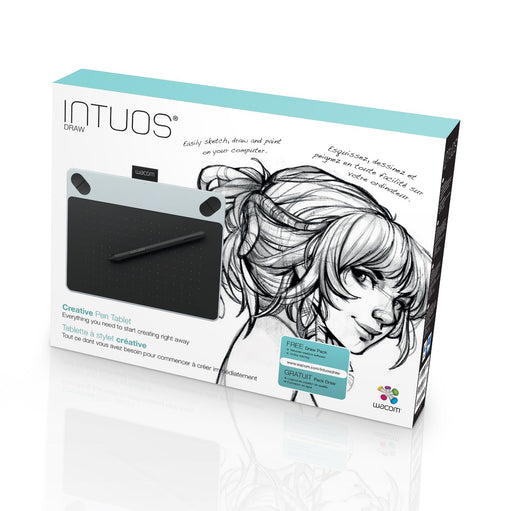 WACOM PEN TABLET INTUOS DRAW INTRODUCTION TO DRAWING S WHITE CTL-490/W0 NEW_2