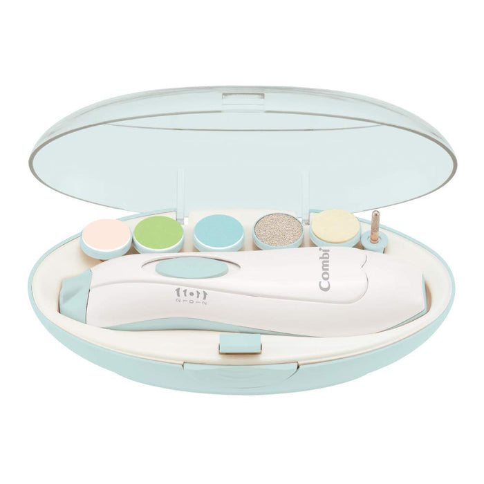 Combi  Baby Label Nail Care Set Ice Mint W154xD87xH52mm with Case ‎116035 NEW_1