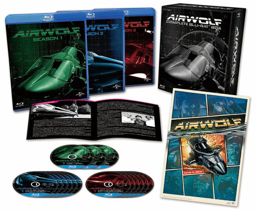 Supersonic Attack Helicopter Airwolf Complete Blu-ray BOX GNXF1984 NEW_1