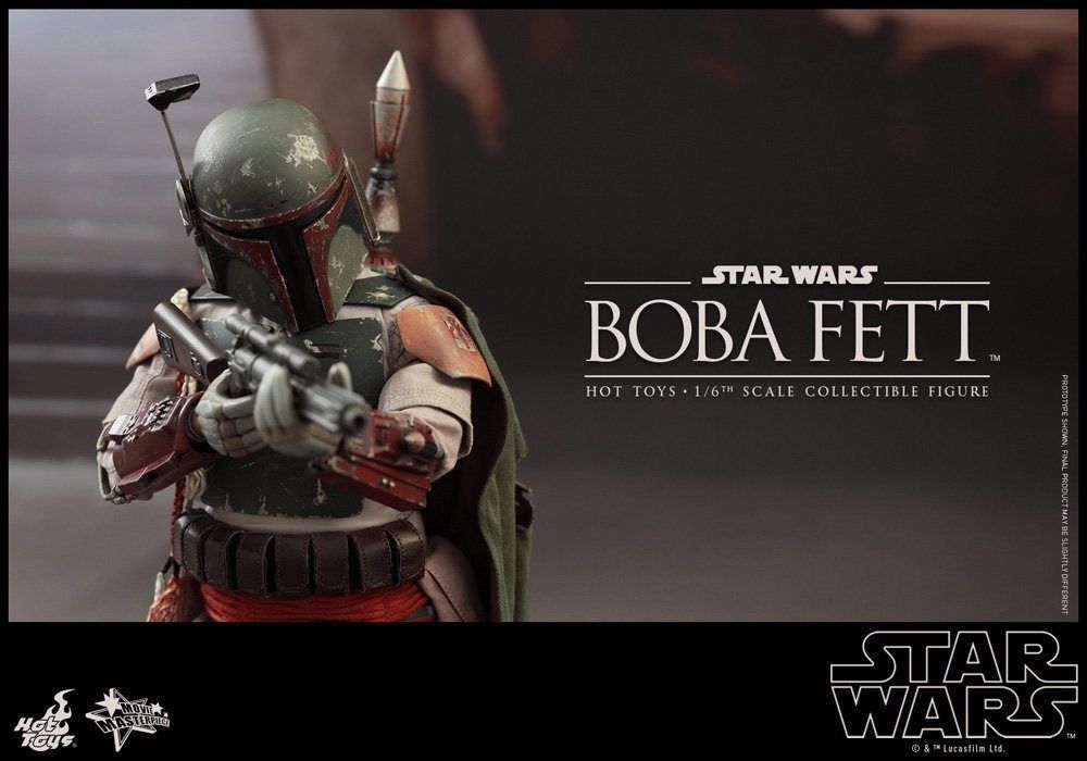 Movie Masterpiece Star Wars Episode 6 BOBA FETT 1/6 Action Figure Hot Toys NEW_6