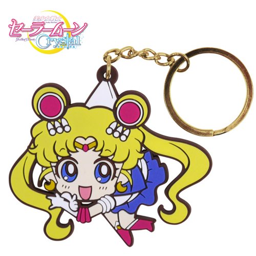 COSPA Sailor Moon Crystal Sailor Moon Pinched Keychain H6.2xW6.7cm 1365-1176 NEW_1