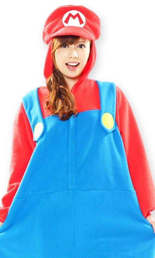 SAZAC Super Mario Brothers Mario Towel Costume Free Size Gender NEW from japan_1