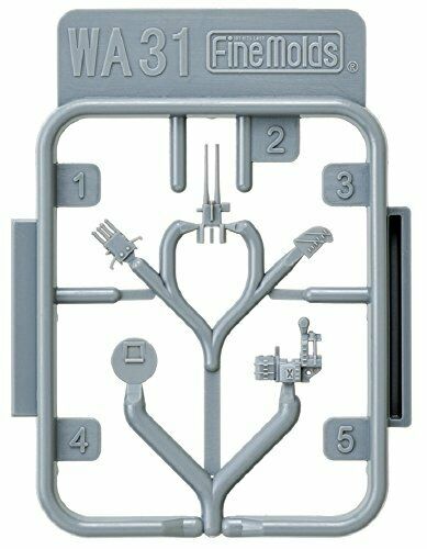 Fine Molds WA31 Type 89 12.7cm High-angle Gun (w/Top Cover) Plastic Model Kit_2