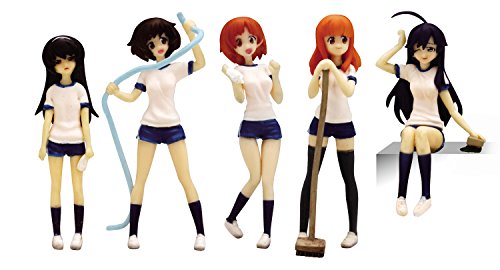 PLATZ GPF-11 1/35 Girls und Panzer Anglerfish Team Figure Set Cleaning Version!_1