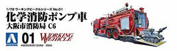 Aoshima Bunka Kyozai 1/72 working vehicle No.1  fire fighting pump car NEW_6