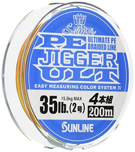 SUNLINE Salty Mate Jigger ULT x4 PE 600m #2 35lb Fishing Line polyethylene NEW_1