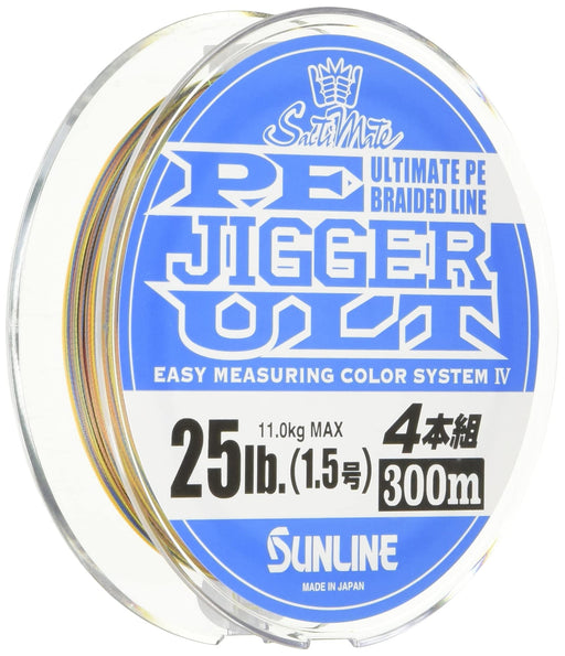 Sunline PE lines Salty mate jigger ULT 4 pcs 300 meters No.1.5 25lb Unisex Adult_1