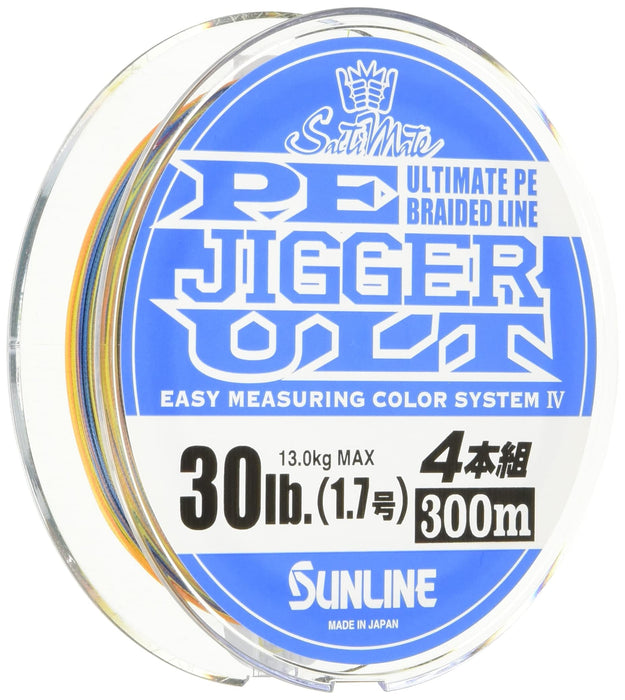 SUNLINE Salty Mate Jigger ULT x4 PE Line 600m #1.7 30lb Braided Fishing Line NEW_1