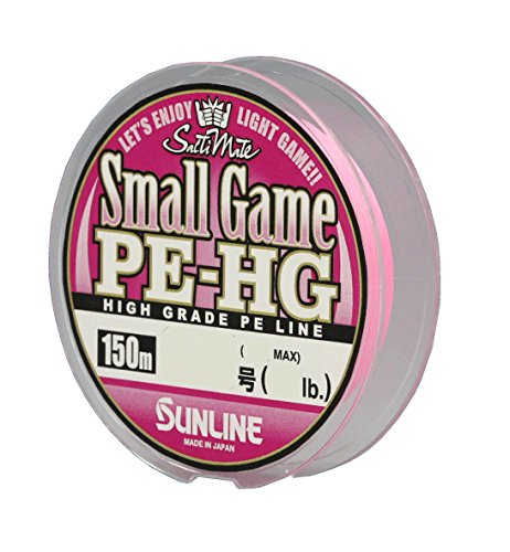SUNLINE PE Line SaltiMate Small Game PE-HG 150m 10lb ‎#0.6 Pink Braided 532797_2