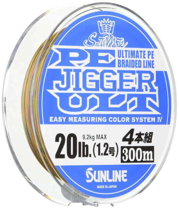 SUNLINE Salty Mate Jigger ULT x4 PE Line 600m #1.2 20lb Braided Fishing Line NEW_1