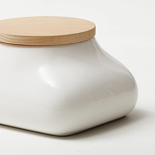 ideaco wet tissue case white mochi 16 x 12.5 x 9.2 cm Store as a sheet pack NEW_2