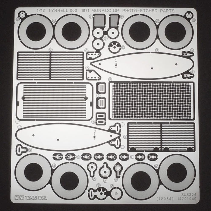 Tamiya 300012054 1/12 Big Scale series No.54 Tyrell 003 1971 Monaco GP Model Kit_6