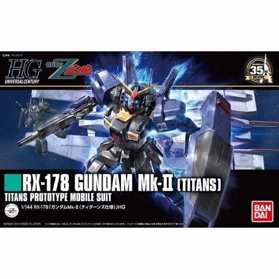BANDAI HGUC 193 1/144 GUNDAM MK-II TITANS Revive Ver Model Kit Z Gundam Japan_1