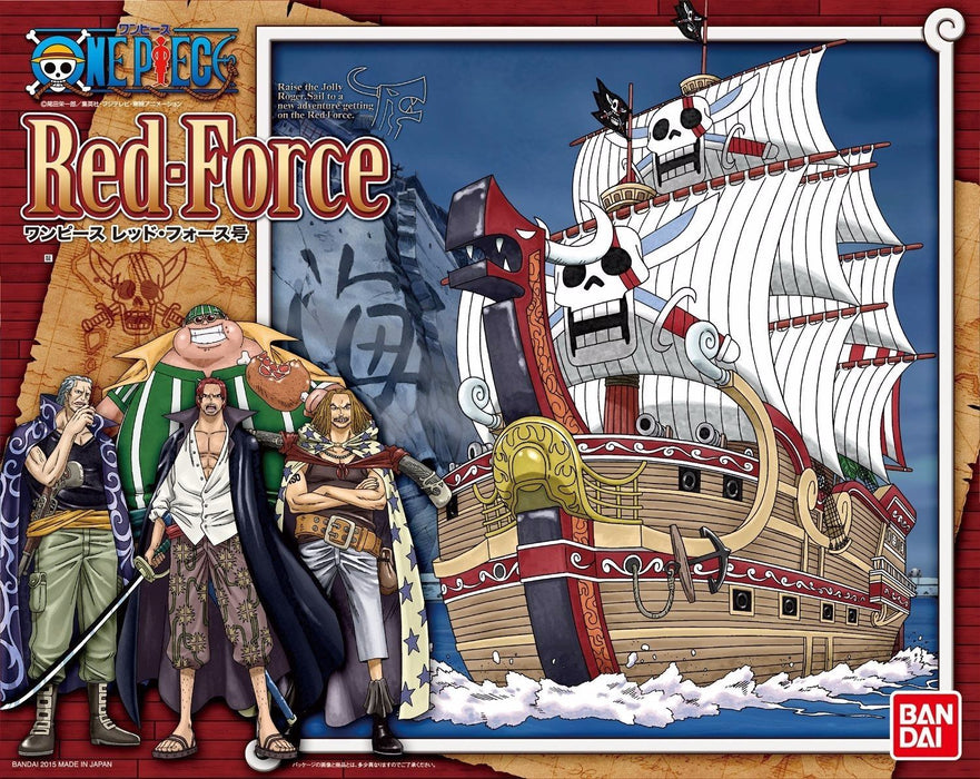 BANDAI Authentic sailing ship Plastic Model Kit RED FORCE One Piece from Japan_1