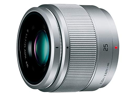 Panasonic Camera Lens LUMIX G 25mm F1.7 ASPH. Silver H-H025-S micro four thirds_1