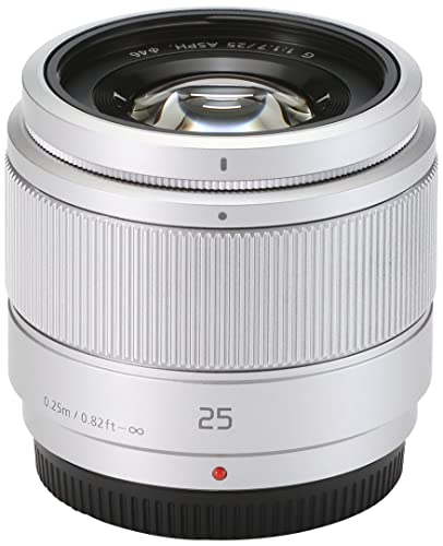 Panasonic Camera Lens LUMIX G 25mm F1.7 ASPH. Silver H-H025-S micro four thirds_3
