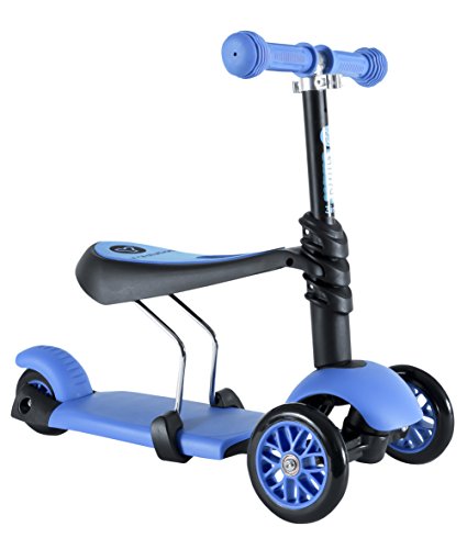 Y-volution Y-Glider 3-in-1 Blue 100660 For Kids tricycle, kick bike Adjustable_1