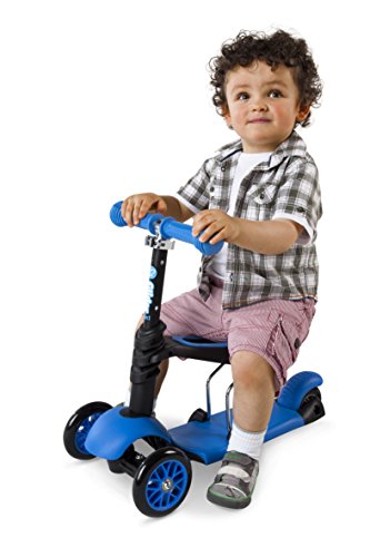 Y-volution Y-Glider 3-in-1 Blue 100660 For Kids tricycle, kick bike Adjustable_4