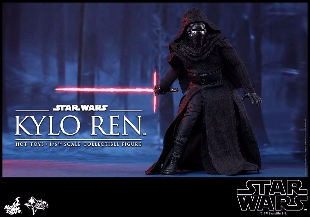Movie Masterpiece STAR WARS The Force Awakens KYLO REN 1/6 Figure Hot Toys NEW_2