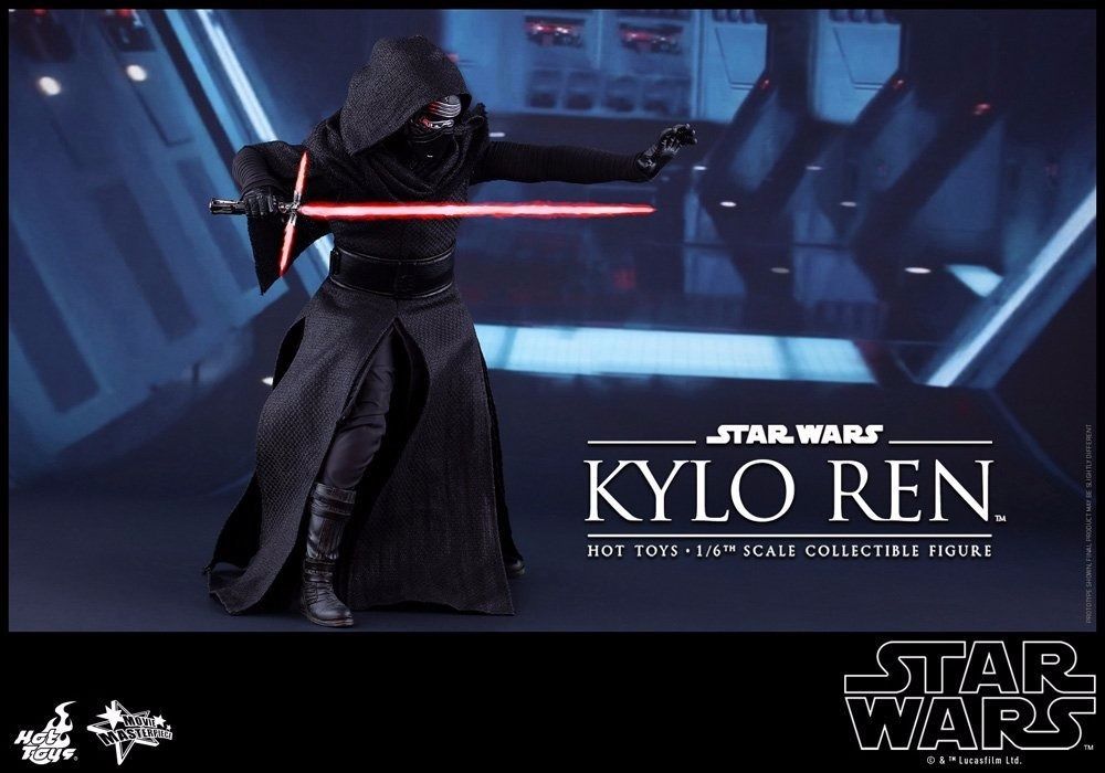 Movie Masterpiece STAR WARS The Force Awakens KYLO REN 1/6 Figure Hot Toys NEW_3