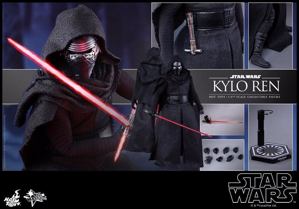 Movie Masterpiece STAR WARS The Force Awakens KYLO REN 1/6 Figure Hot Toys NEW_7