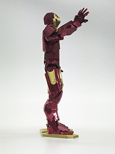 Tenyo Metallic Nano Puzzle Multi Color Marvel IRON MAN MARK IV Model Kit NEW_4