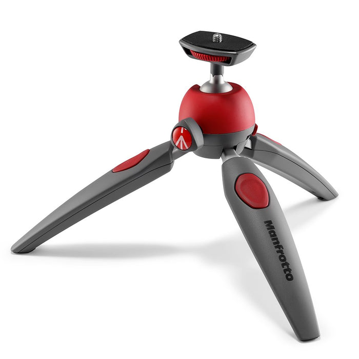 Manfrotto PIXI EVO MTPIXIEVO-RD Red Ball Head Mini Tripod 2.5kg Load Capacity_2