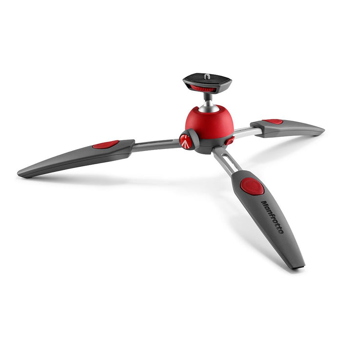 Manfrotto PIXI EVO MTPIXIEVO-RD Red Ball Head Mini Tripod 2.5kg Load Capacity_4