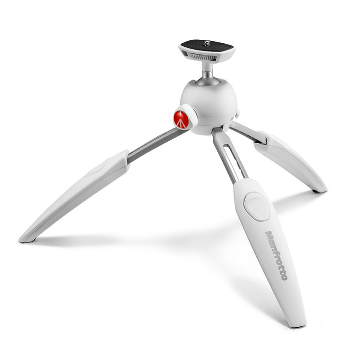 Manfrotto PIXI EVO MTPIXIEVO-WH White Ball Head Mini Tripod 2.5kg Load Capacity_1
