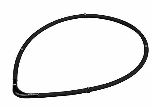 Phiten necklace RAKUWA magnetic titanium necklace S - || black x 55 cm  NEW_1