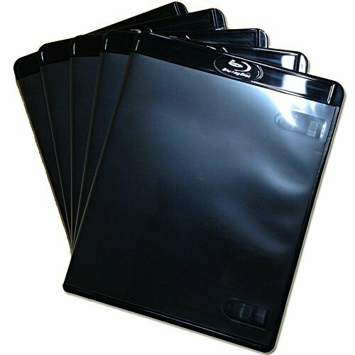 KG Series Blu-ray Case 1 Piece Storage 5PACK / Super Black NEW from Japan_1