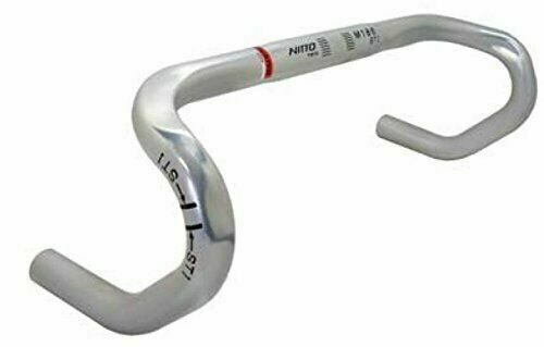 NITTO M186STI-400 Silver Road Racing Drop Bar Diameter 26.0 400mm NEW_1