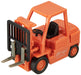 Maruka Drive Town No.13 Forklift 173158 Plastic Deformed Pull Back Car Orange_1