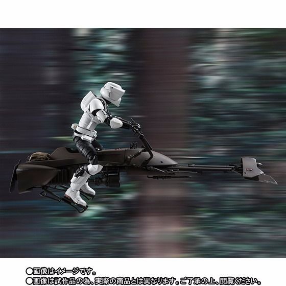 S.H.Figuarts Star Wars SCOUT TROOPER & SPEEDER BIKE Action Figure BANDAI NEW_10