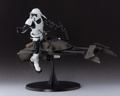 S.H.Figuarts Star Wars SCOUT TROOPER & SPEEDER BIKE Action Figure BANDAI NEW_1
