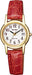 CITIZEN REGUNO Solar Tech KH4-823-90 Solor Women's Watch Red Leather Band NEW_1